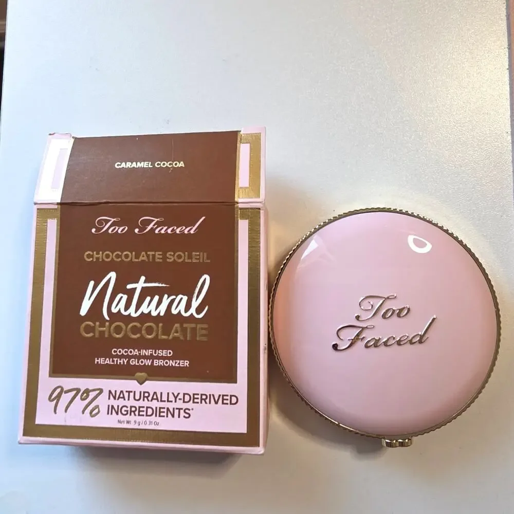 Too Faced Chocolate Soleil Natural Chocolate Bronzer, Caramel Cocoa/ NEW IN BOX